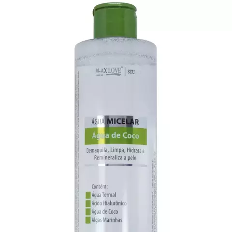 ÁGUA MICELAR 300 ML MAX LOVE - AGUA DE COCO