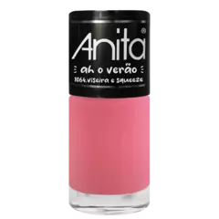 Anita Ah O Verão Viseira e Squeeze - Esmalte Cremoso 10ml