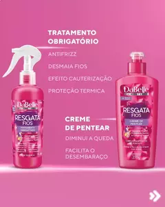 DaBelle Hair Intense Tratamento Obrigatório Resgata Fios 180ml - comprar online