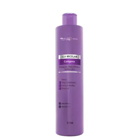 AGUA MICELAR 300 ML MAX LOVE - COLAGENO