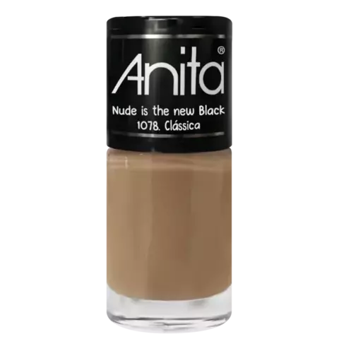 Anita Nude Is The New Black Clássica 1078 - Esmalte Cremoso 10 ml