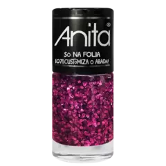 Esmalte Anita Só Na Folia Customiza o Abadá! 1071 10ml Rosa
