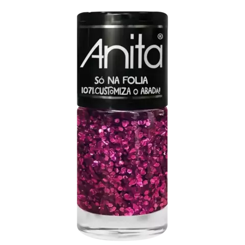 Esmalte Anita Só Na Folia Customiza o Abadá! 1071 10ml Rosa