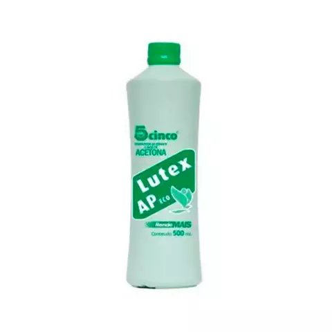 Acetona Lutex 5cinco - Removedor De Esmalte 500ml