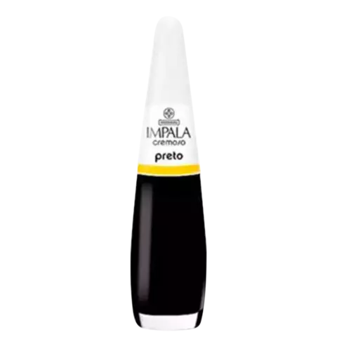 Impala Preto - Esmalte Cremoso 7,5ml