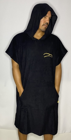 PONCHO TOALHA 106 / PRETO - ITACOATIARA - loja online