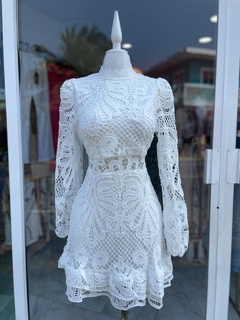 Vestido Gipiur Blanco