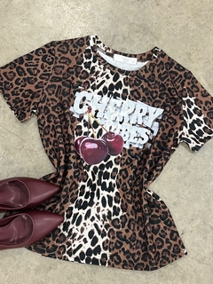 T-Shirt Cherry print - comprar en línea