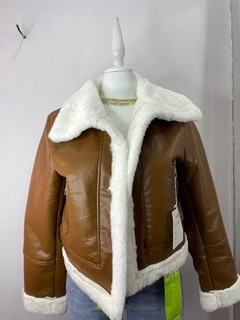 Chamarra Vinil Peluche - comprar en línea
