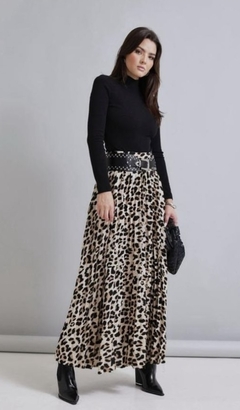 Falda Plizada Print - comprar en línea