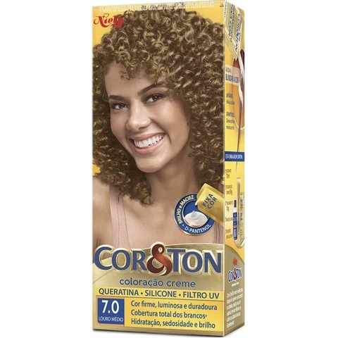 Tintura Cor&Ton 7.0 Louro Médio
