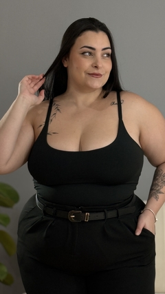 Cropped Alcinha Preto - comprar online