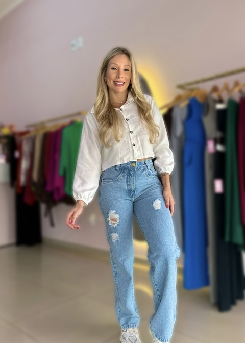 CROPPED CAMISA CAROL - comprar online