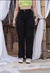 CALÇA CARGO PRETA - Sara store