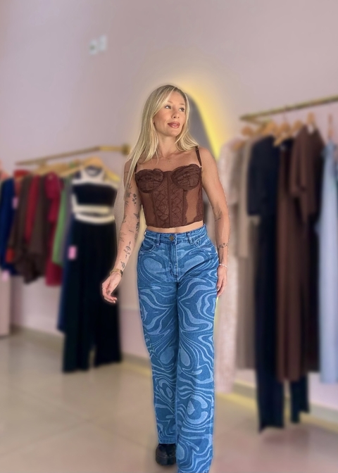 CALÇA JEANS AVELÃ - comprar online