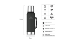 STA Termo Stanley Clasico 950 Ml Con Manija Y Tapon Cebador - comprar online