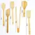 Conjunto De Utensílios De Bambu Cozinha 6 Peças Multiuso - comprar online