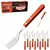 Conjunto garfo De Mesa 12 Peças Cabo Em Madeira Wood Inox