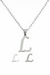 Set iniciales plateadas - comprar online