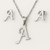 Set iniciales plateadas - comprar online