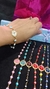 Pulsera Ojo Turco y Cruz Esmaltada