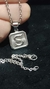 Set Inicial S Plateado Cuadrado con Cadena en internet