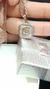 Set Inicial C Plateado Cuadrado con Cadena - comprar online
