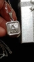 Set Inicial A Plateado Cuadrado con Cadena - comprar online