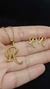 Set Inicial R Dije + Cadena + Aros Dorados en internet