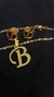 Set Inicial B Dije + Cadena + Aros Dorados - comprar online