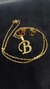 Set Inicial B Dije + Cadena + Aros Dorados - Sweet Love Accesorios