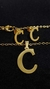 Set Inicial C Dije + Cadena + Aros Dorados - Sweet Love Accesorios