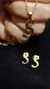 Set Inicial S Dije + Cadena + Aros Dorados en internet
