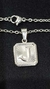 Set Inicial Plateado Cuadrado - tienda online