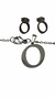 Set iniciales plateadas - tienda online