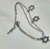 Pulsera Estrella de David Cadena Doble Plateada en internet