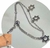 Pulsera Estrella de David Cadena Doble Plateada