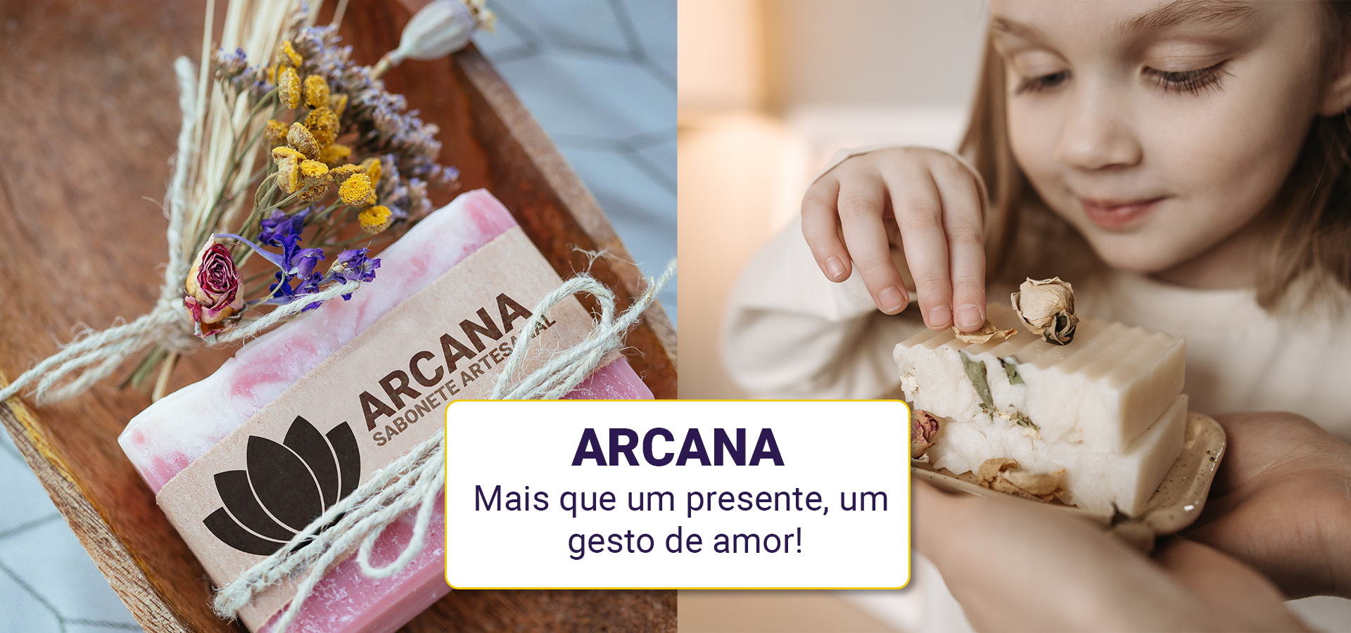 Imagem do banner rotativo Arcana Presentes