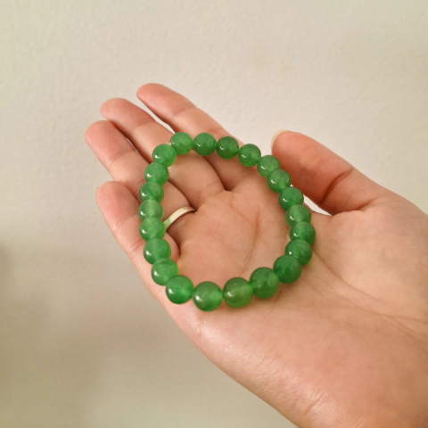 pulseira com Quartzo Verde
