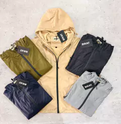 Rompevientos Con Polar Negro - comprar online