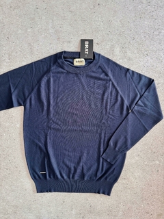 Sweater Manga Ranglan Azul Marino