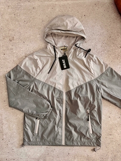 Rompevientos Con Polar Gris/Gris