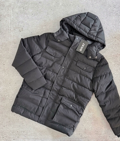 Campera Puffer Negra