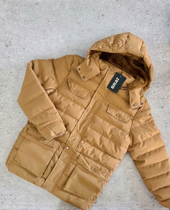 Campera Puffer Mostaza