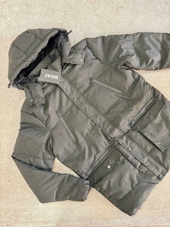 Campera Puffer Waterproof Negra