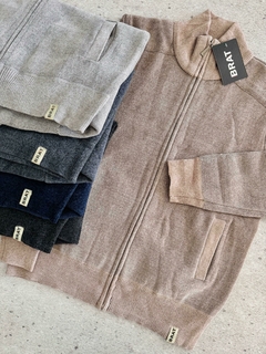 Campera Chenille Beige Melange - Brat