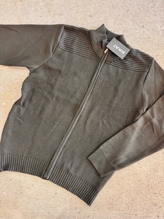 Campera de Hilo Tramado Negro