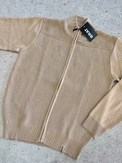 Campera de Hilo Tramado Beige