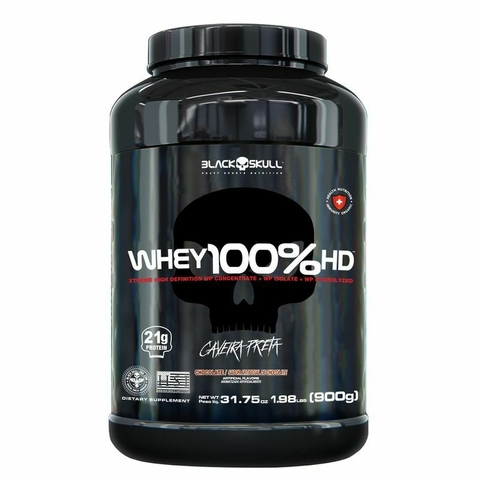 WHEY 100% HD BLACK SKULL baunilha 900g