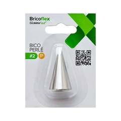 Bico de Confeitar Inox Pequeno Perlê #2 - comprar online